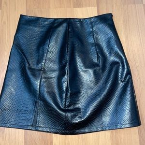 Leather Skirt